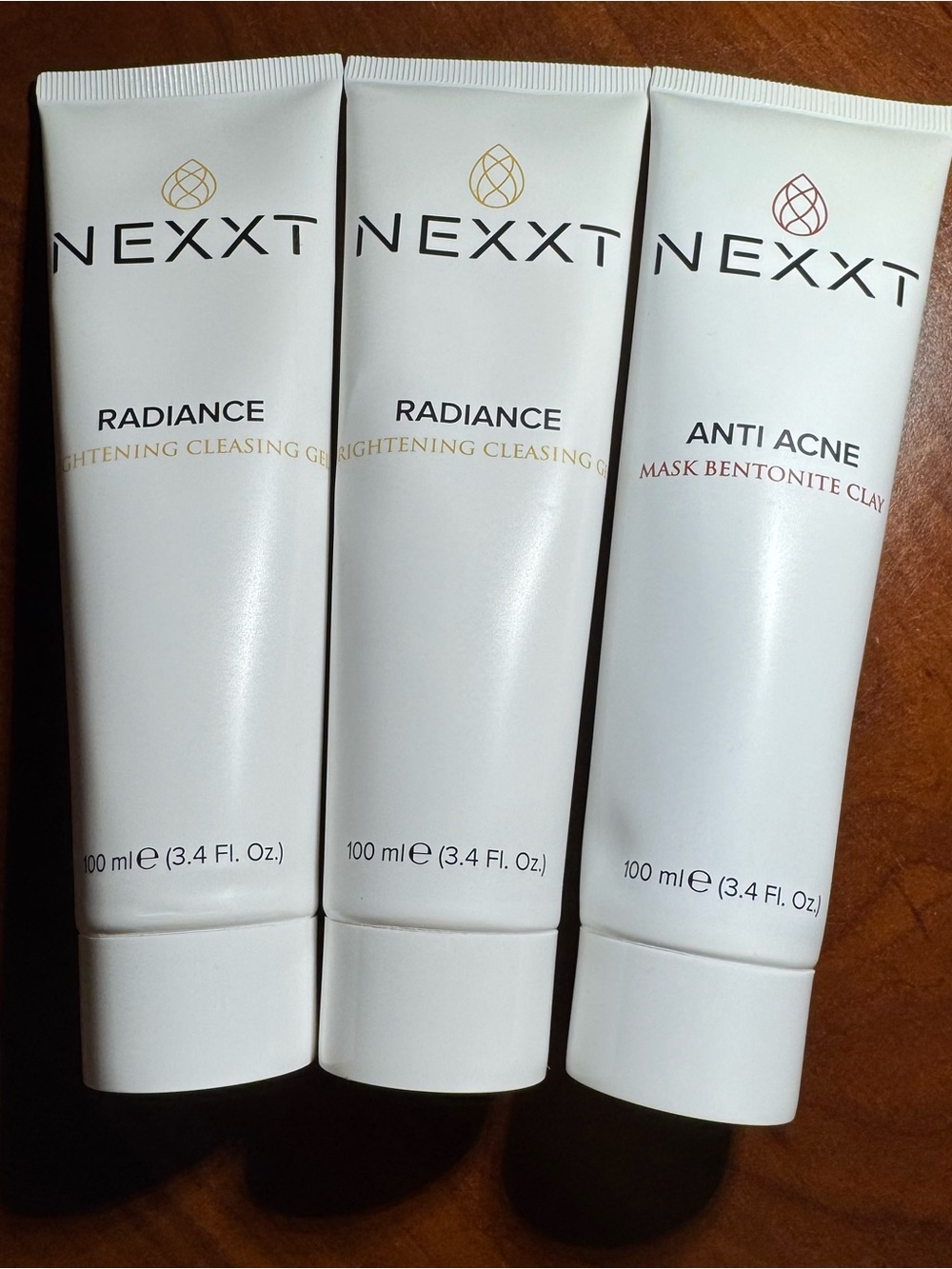 NEXXT Radiance & Anti Acne Skincare Tube Set of 3